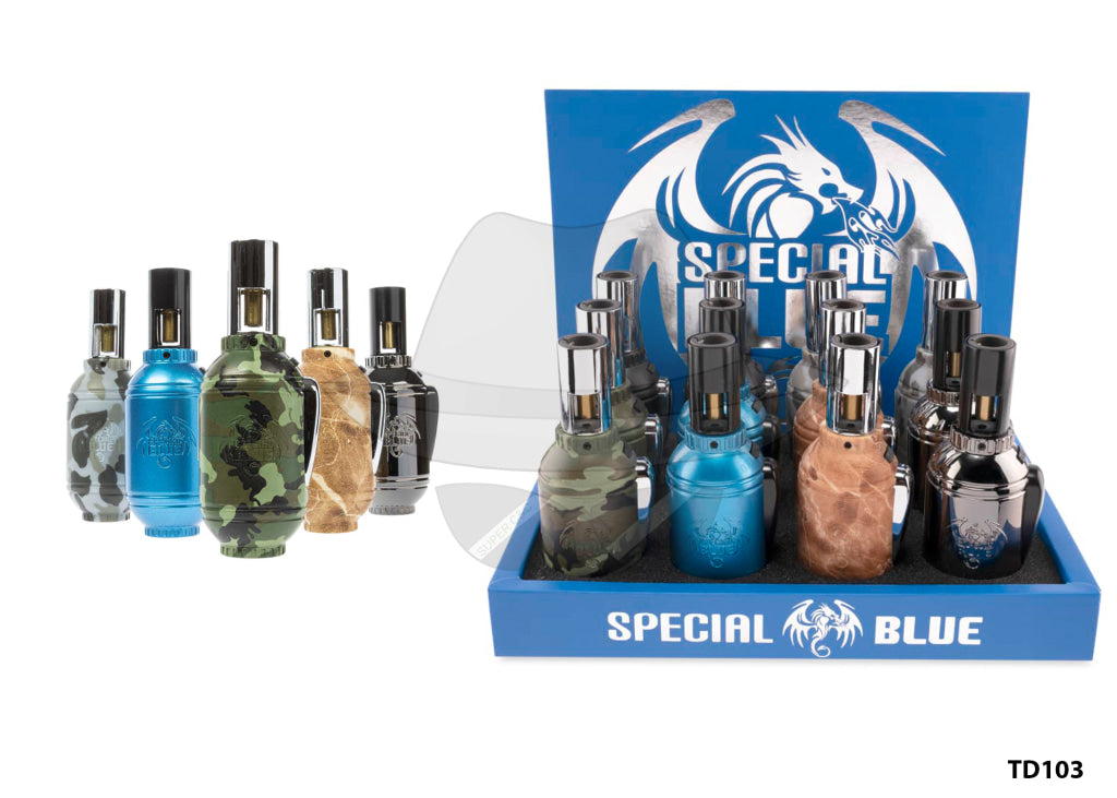 Special Blue Torch Grenade-12Ct Lighter