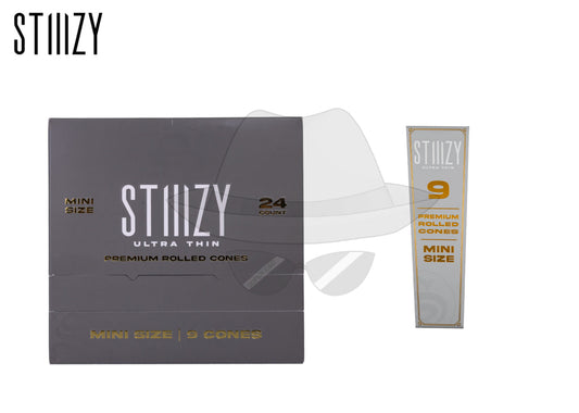 STIIIZY ULTRA THIN PREMIUM ROLLED CONE Mini Size Rolling Papers