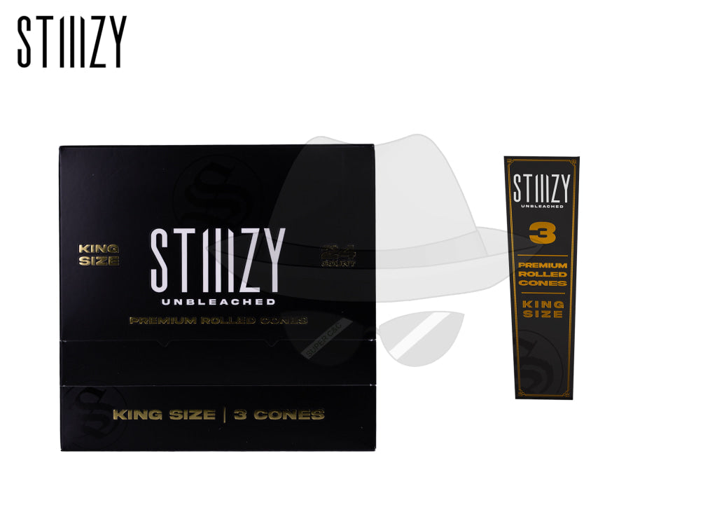STIIIZY UNBLEACHED PREMIUM ROLLED CONE Rolling Papers