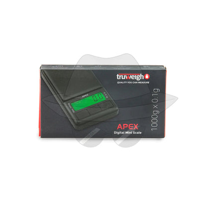Truweigh Apex Digital Mini Scale - 100G X 0.01G Black 1000Gx0.1G Scale