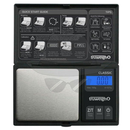 Truweigh Classic Digital Mini Scale - Black 100G X 0.01G