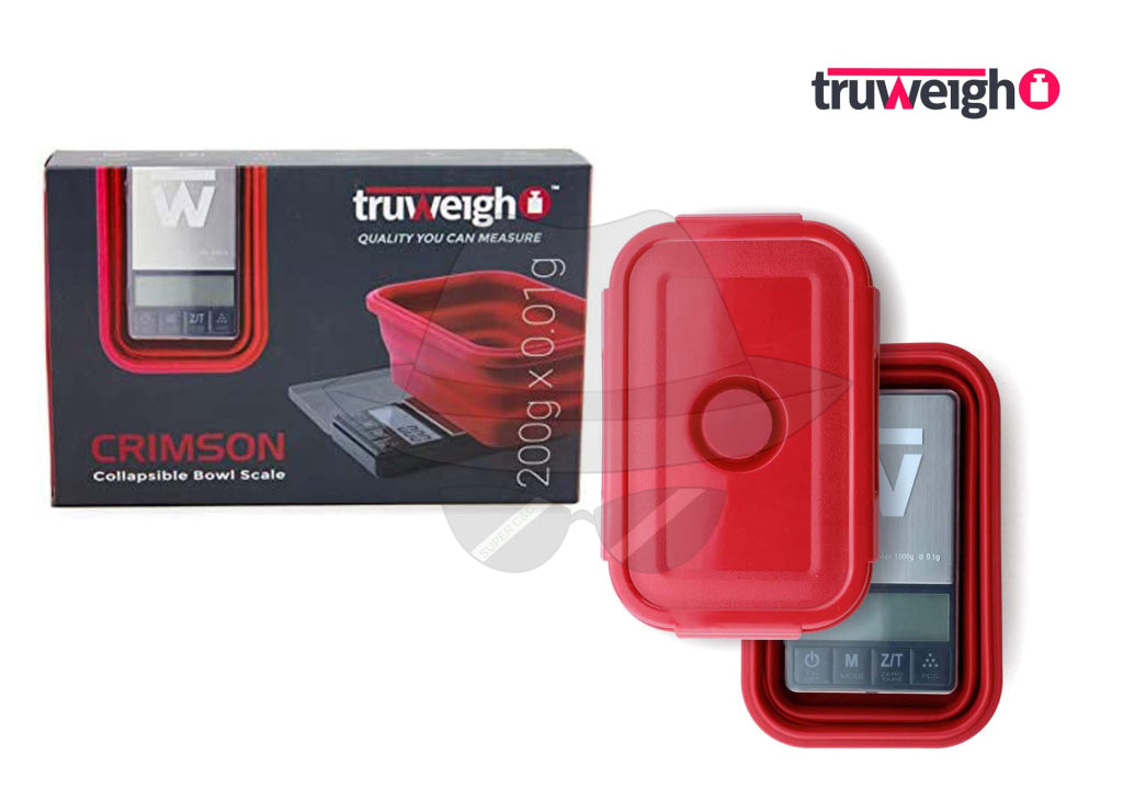 Truweigh Crimson Digital Mini Scale (200G X 0.01G - Black) Scale