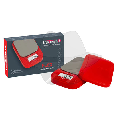 Truweigh Flex Mini Scale – 200G X 0.01G Red