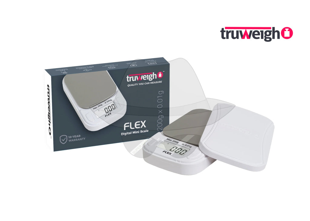 Truweigh Flex Mini Scale – 200G X 0.01G White