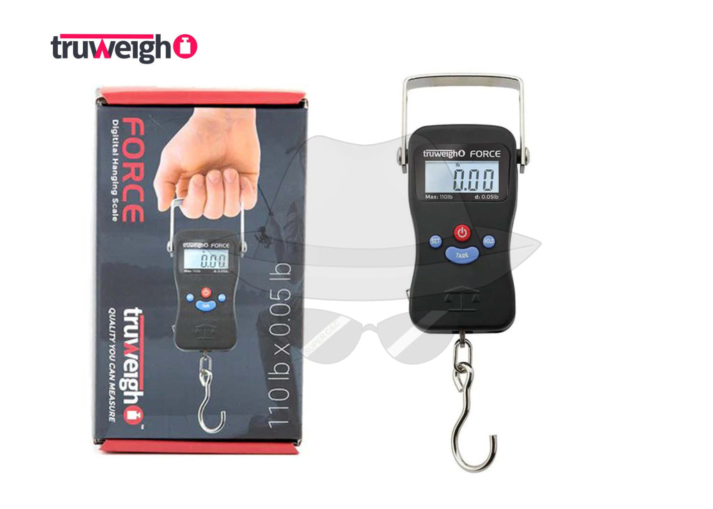 Truweigh Force Digital Hanging Scale - 110Lb X 0.05Lb Black Scale