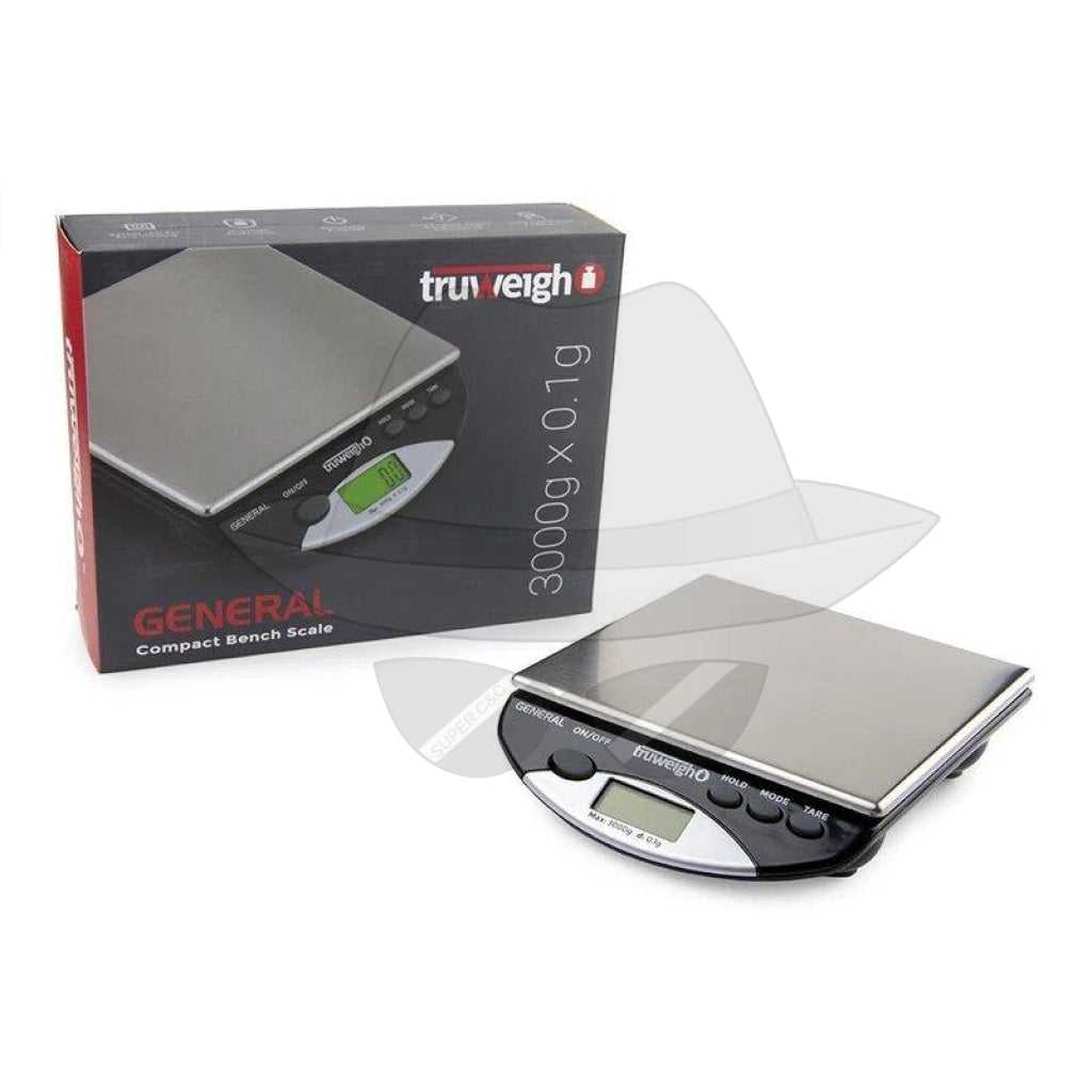 Truweigh General Compact Bench Scale - Black Scale