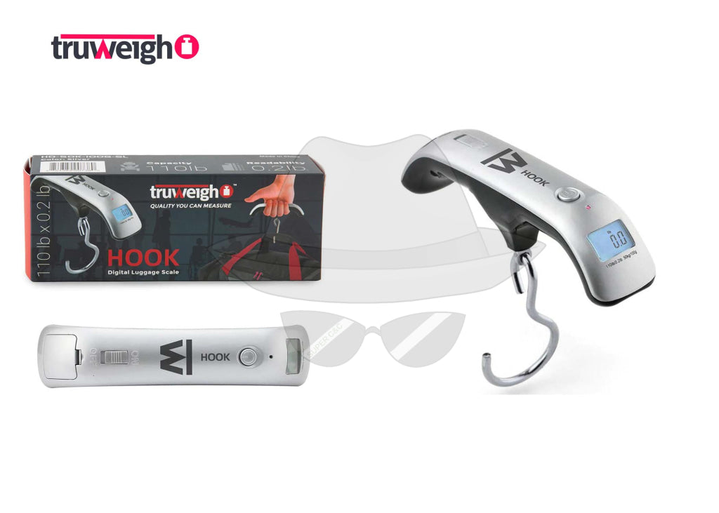 Truweigh Hook Digital Luggage Scale - 110Lb X 0.2Lb Scale