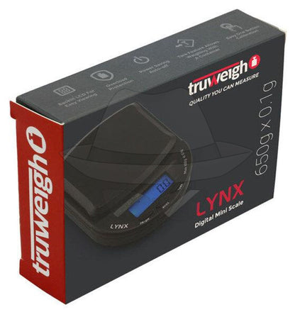 Truweigh Lynx Digital Mini Scale - Black 650Gx0.1G Scale