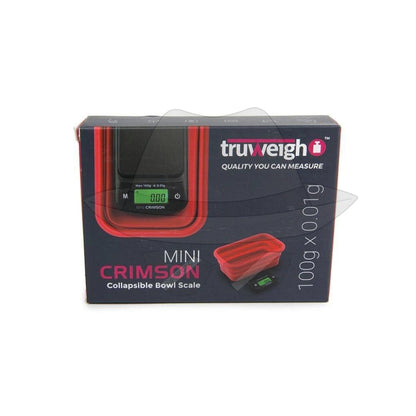 Truweigh Mini Crimson Collapsible Bowl 100G X 0.01G - Black / Red Scale