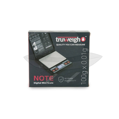 Truweigh Note Digital Mini Scale 100G X 0.01G - Black Scale
