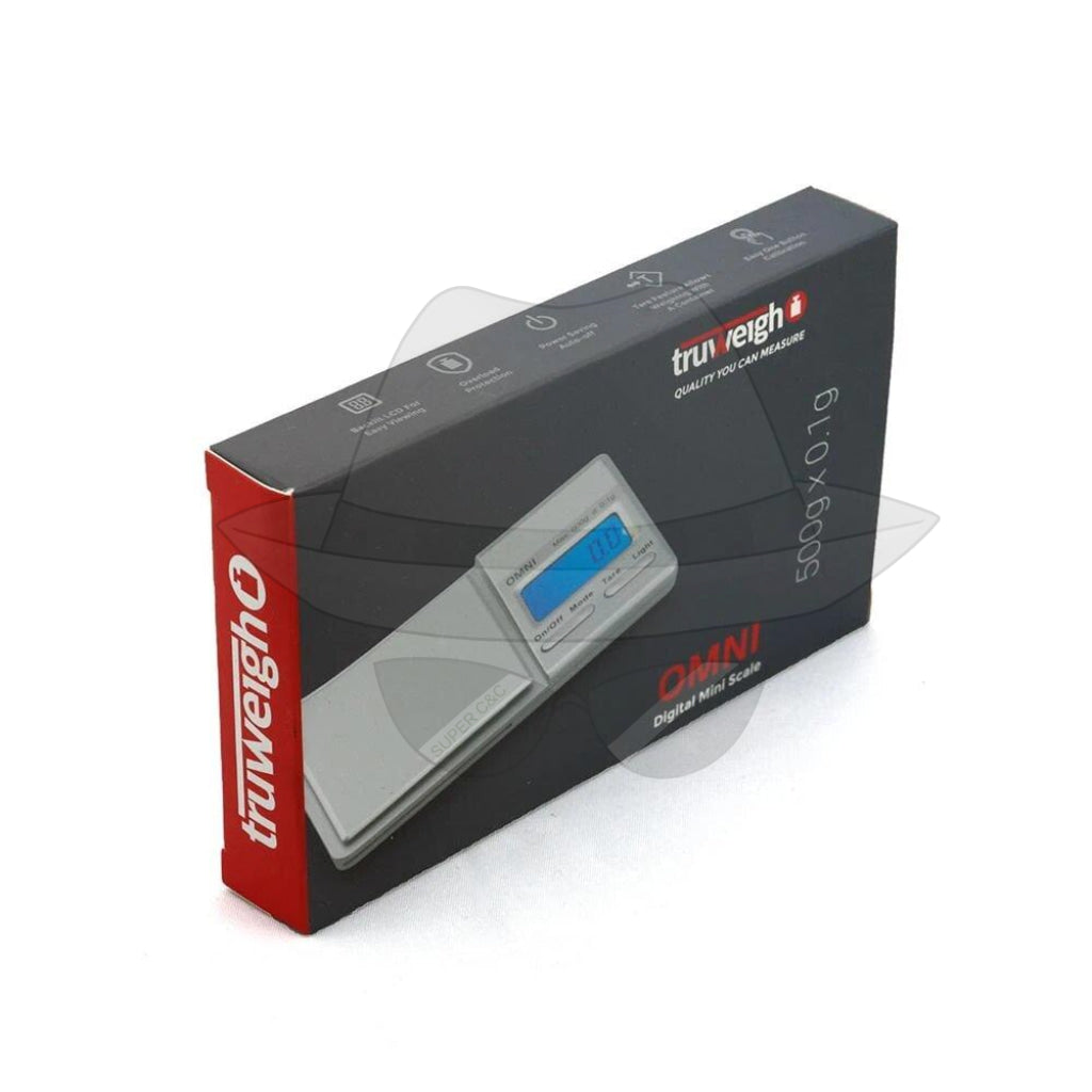 Truweigh Omni Digital Mini Scale - Silver 500Gx0.1G Scale