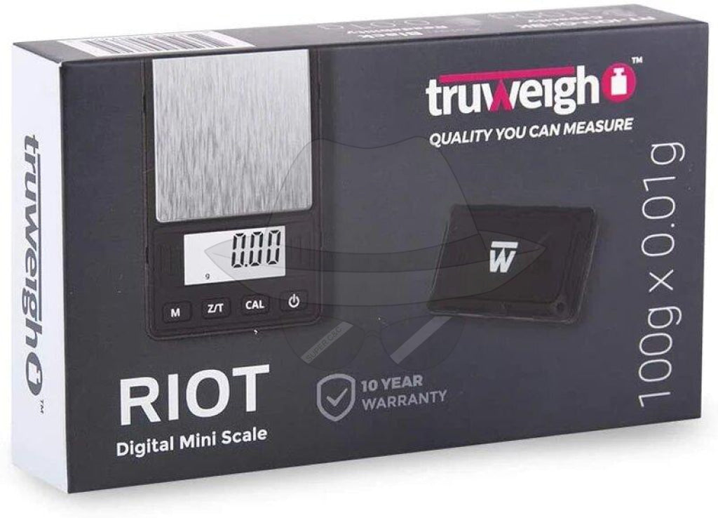Truweigh Riot Scale - 100G X 0.01G Black Scale