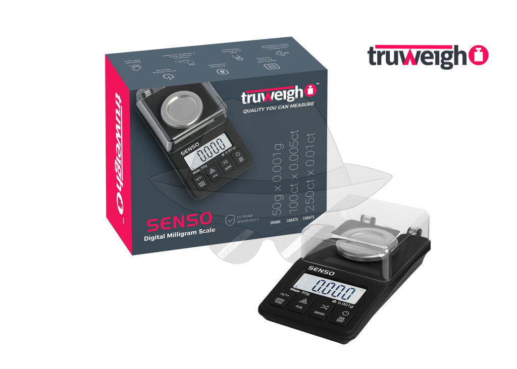 Truweigh Senso Carat Milligram Digital Scale – 50G X 0.001G