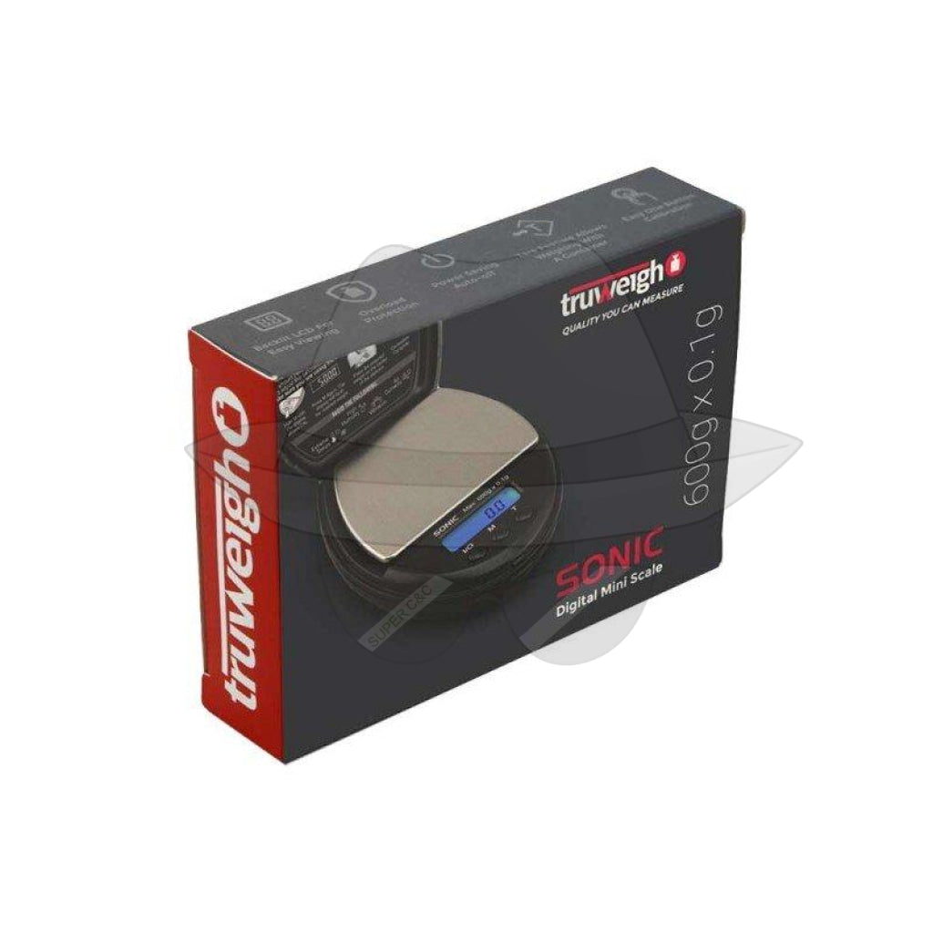 Truweigh Sonic Digital Mini Scale - 100G X 0.01G 600Gx0.1G Black Scale