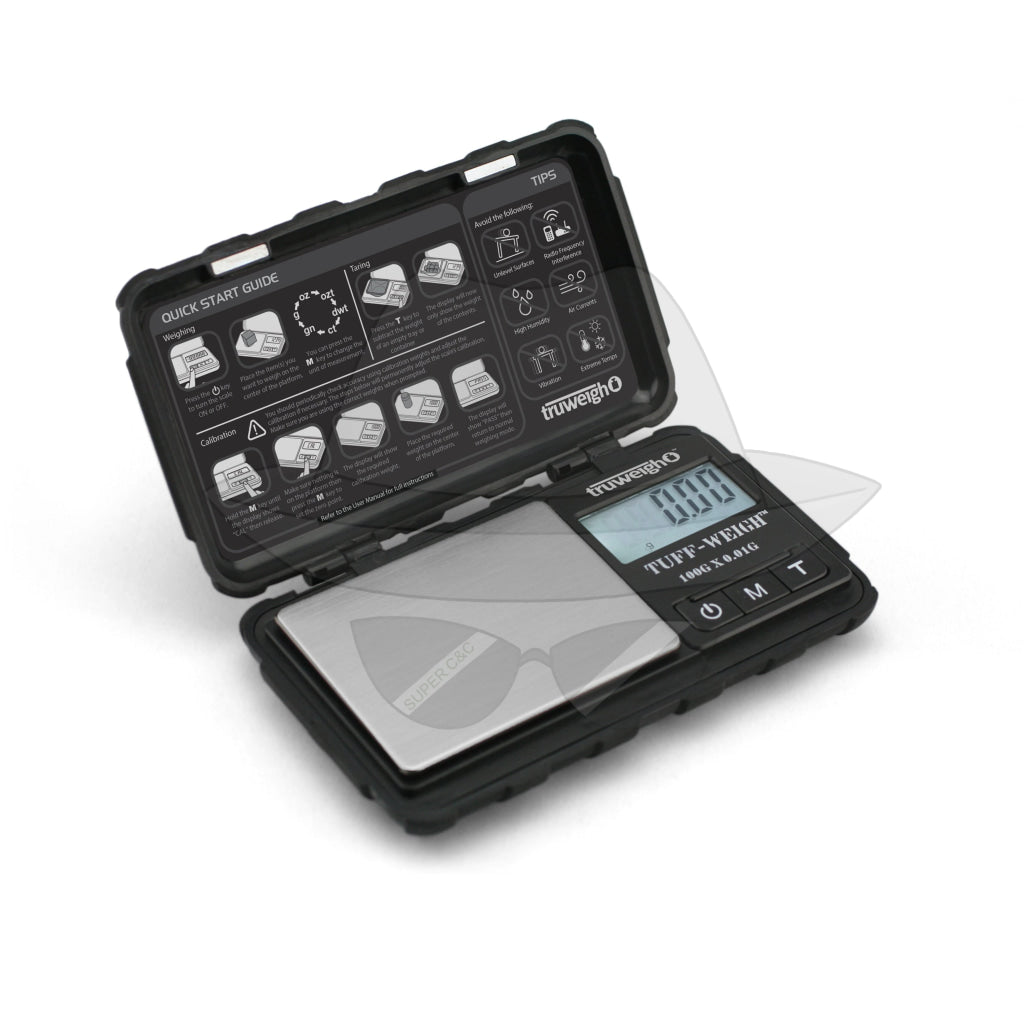Truweigh Tuff-Weighdigital Mini Scale 100Gx0.01G Bk Scale