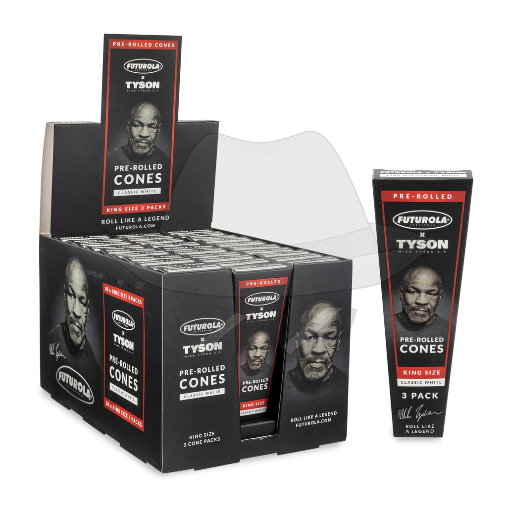Tyson 2.0 X Futurola Pre-Rolled Cones-30Count Rolling Papers