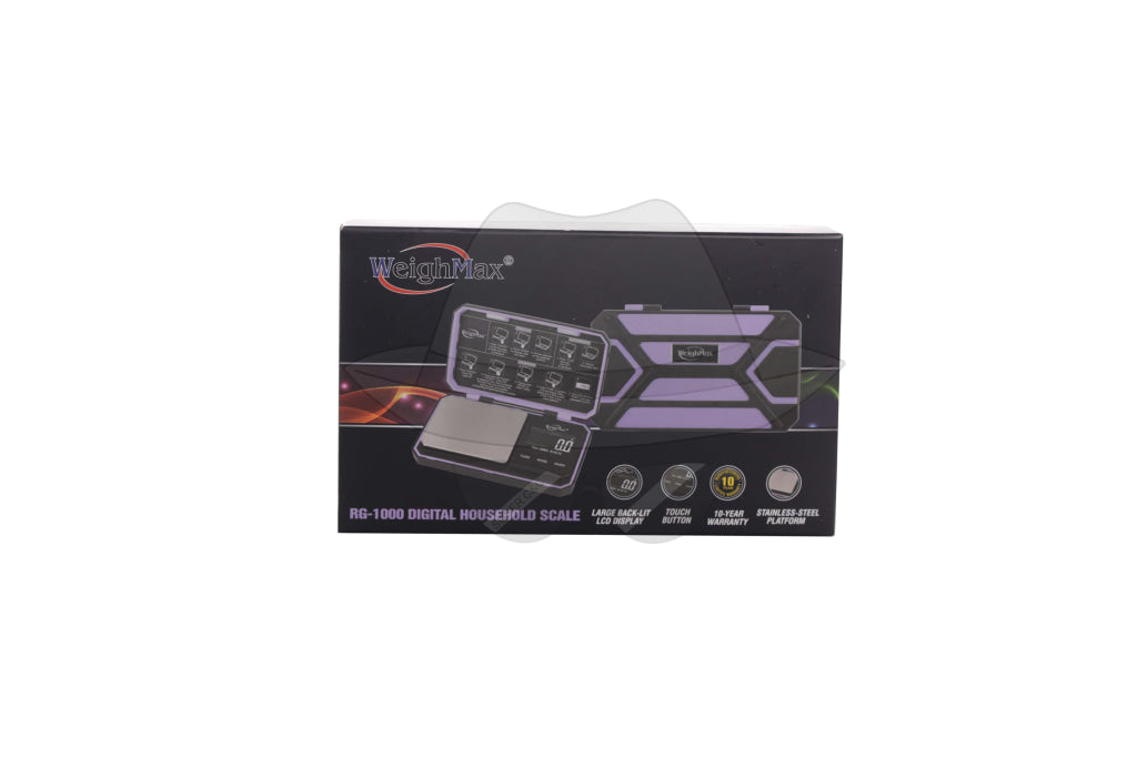 Weighmax Digital Scale Rg-1000 - 1000G X 0.1G Purple