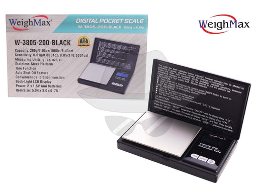 Weighmax W-3805-200 Digital Pocket Scale 200G-0.01G