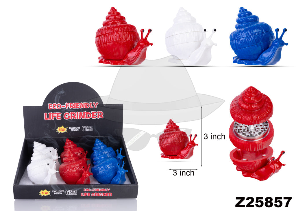 Z25857 3part Grinder -6ct Grinder