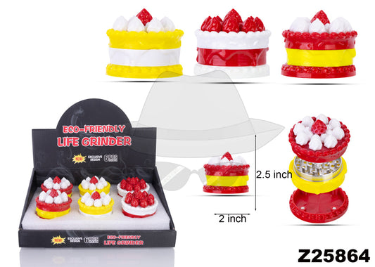 Z25864 3part Grinder -6ct Grinder