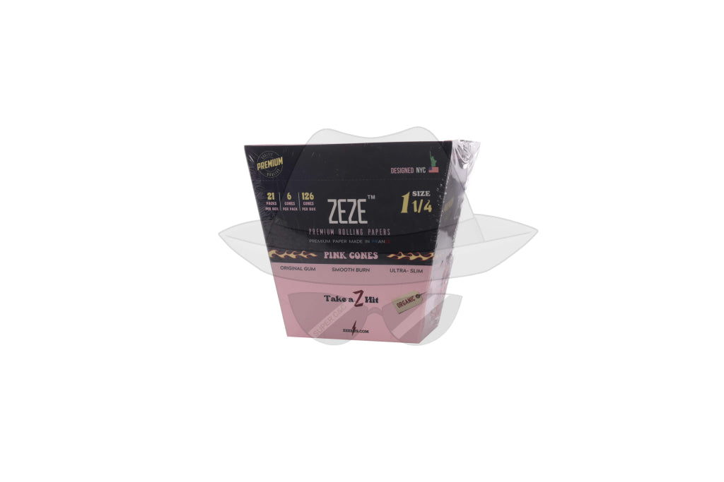 Zeze Premium Rolled Cone 11/4 Pink Rolling Papers