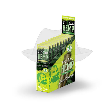 Zig Zag Hemp Wraps Sour Squeeze Rolling Papers