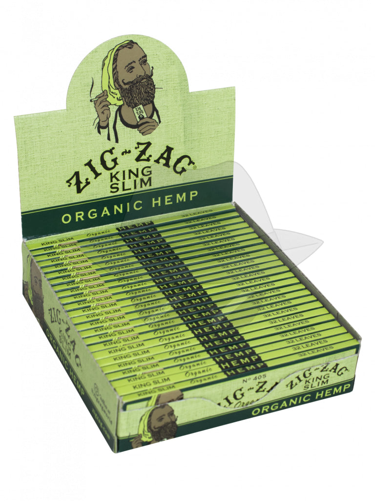 Zig-Zag Organic King Slim Paper Rolling Papers