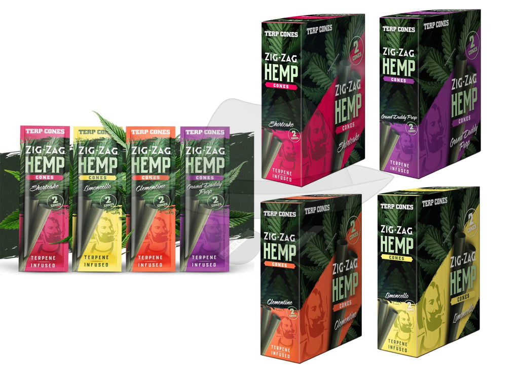 Zig Zag Terpene Infused Emp Cones -15Pack Rolling Papers