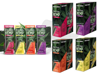 Zig Zag Terpene Infused Emp Cones -15Pack Rolling Papers