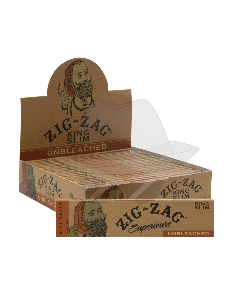 Zig-Zag Unbleached King Slim Paper Rolling Papers